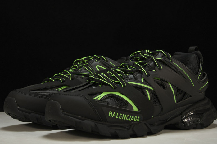 bl tess s. gomma trek low sneakers black green 11607