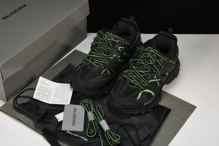 bl tess s. gomma trek low sneakers black green 11607