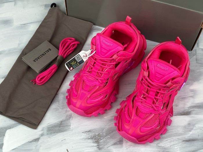 bl track trainers sneaker rose red h903p071